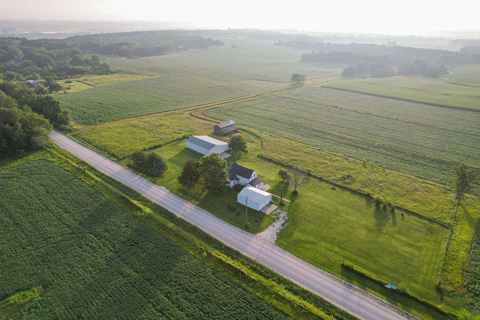 2.5 Acres of Land with Home for Sale in Hartford, Iowa