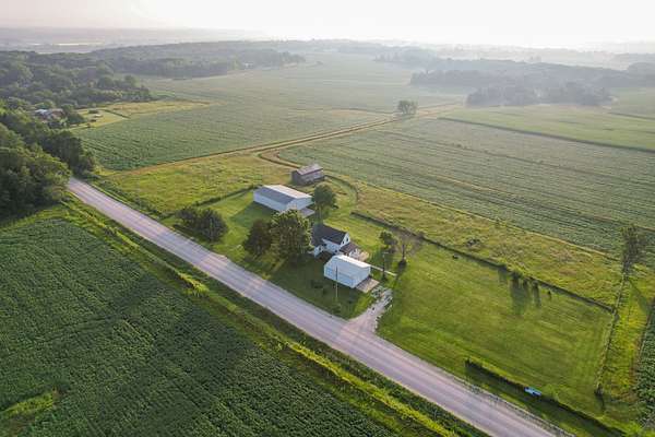 2.5 Acres of Residential Land with Home for Sale in Hartford, Iowa