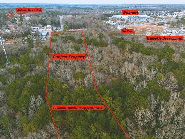 10 Acres of Mixed-Use Land for Sale in Opelika, Alabama