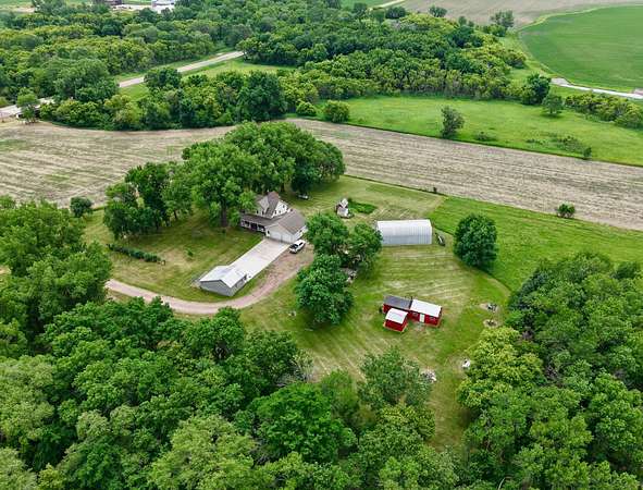 6.74 Acres of Land with Home for Sale in Revere, Minnesota