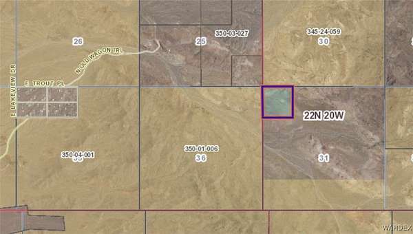 50 Acres of Recreational Land for Sale in Bullhead City, Arizona