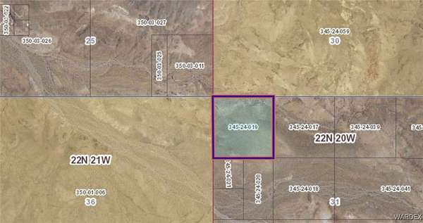 50 Acres of Recreational Land for Sale in Bullhead City, Arizona