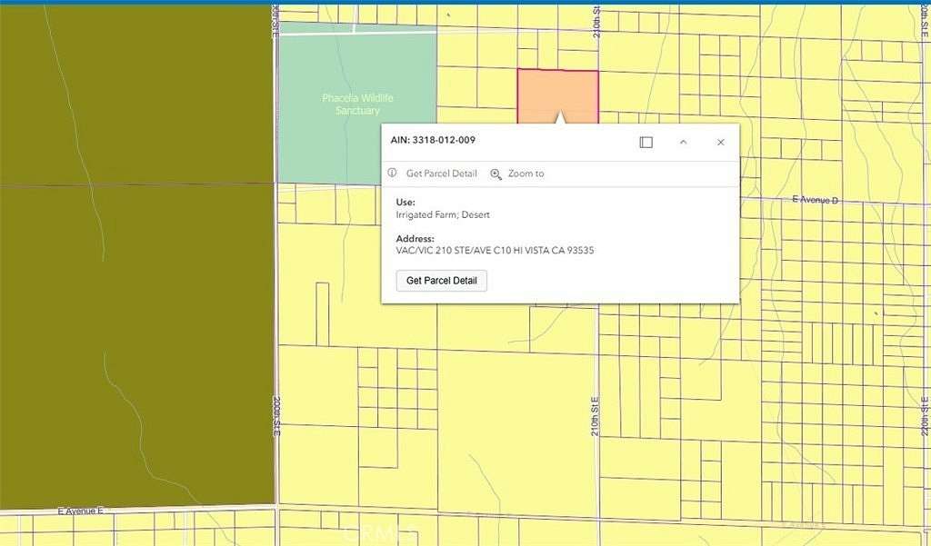 40.8 Acres of Land for Sale in Hi Vista, California
