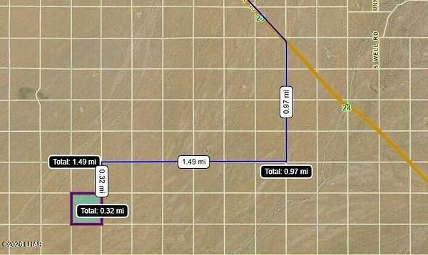 39.1 Acres of Recreational Land for Sale in Yucca, Arizona