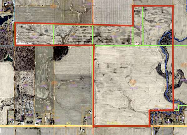 252 Acres of Land for Sale in Sidney, Ohio