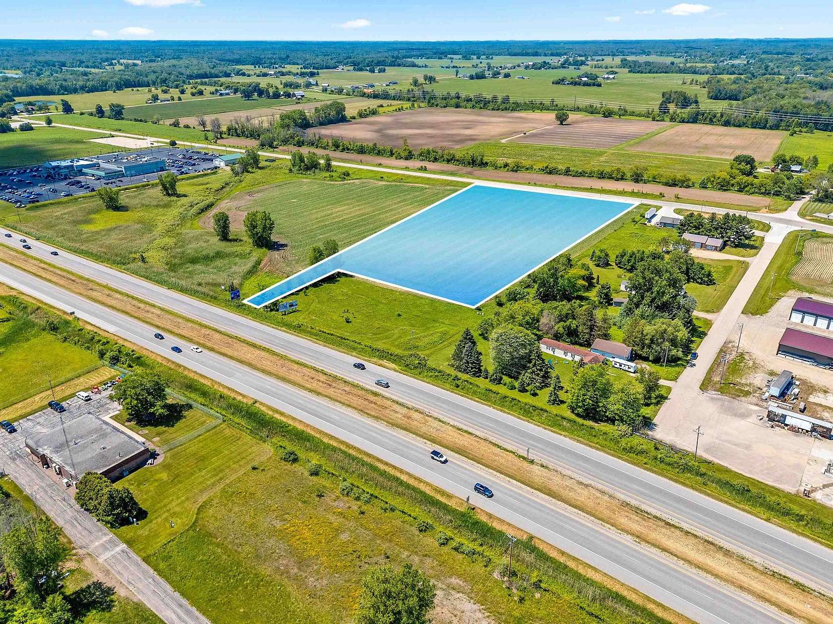 6.42 Acres of Commercial Land for Sale in Abrams, Wisconsin