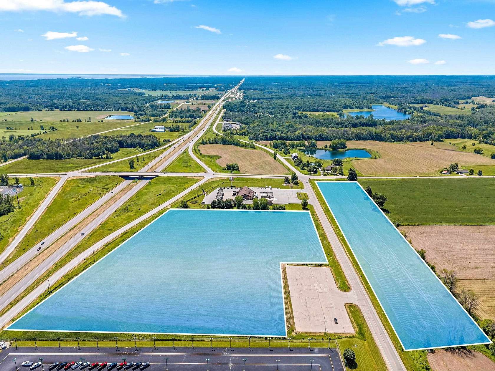 16.3 Acres of Commercial Land for Sale in Abrams, Wisconsin