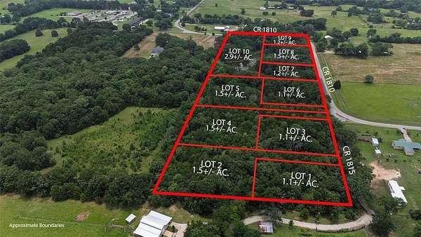 1.5 Acres of Land for Sale in Grand Saline, Texas
