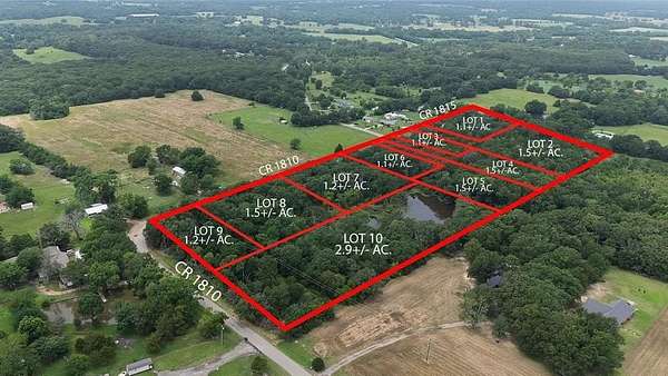 1.5 Acres of Land for Sale in Grand Saline, Texas
