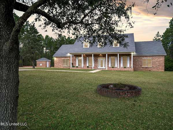 8.22 Acres of Residential Land with Home for Sale in Vancleave, Mississippi