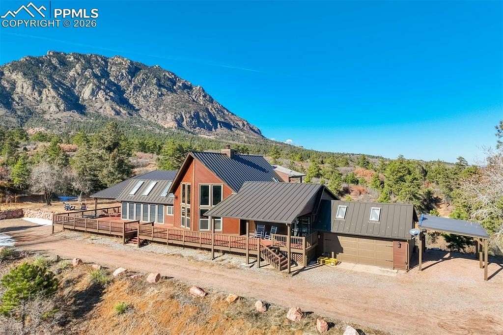 5 Acres of Land with Home for Sale in Colorado Springs, Colorado