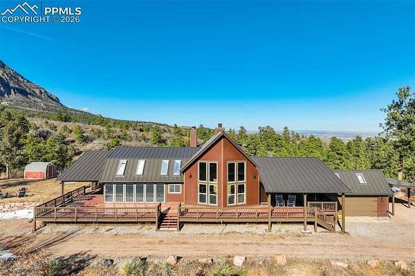 5 Acres of Land with Home for Sale in Colorado Springs, Colorado