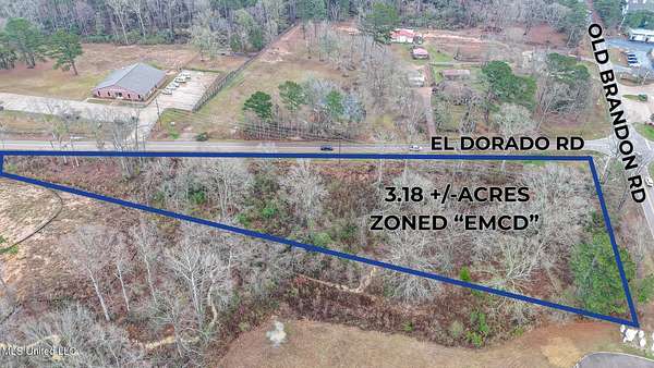 3.18 Acres of Commercial Land for Sale in Pearl, Mississippi