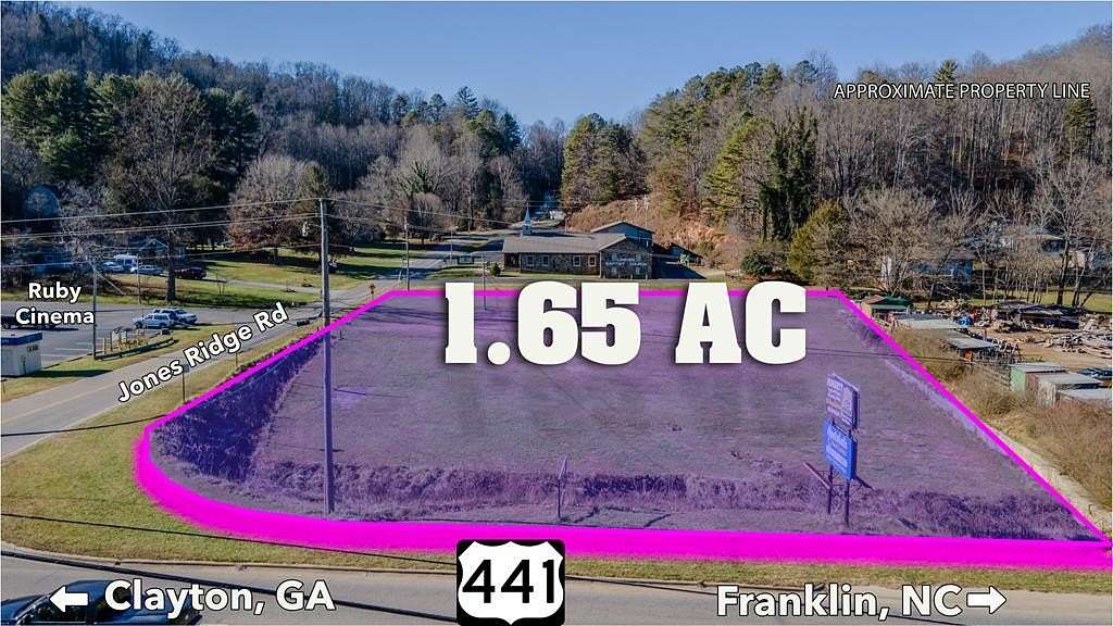 1.65 Acres of Commercial Land for Sale in Franklin, North Carolina
