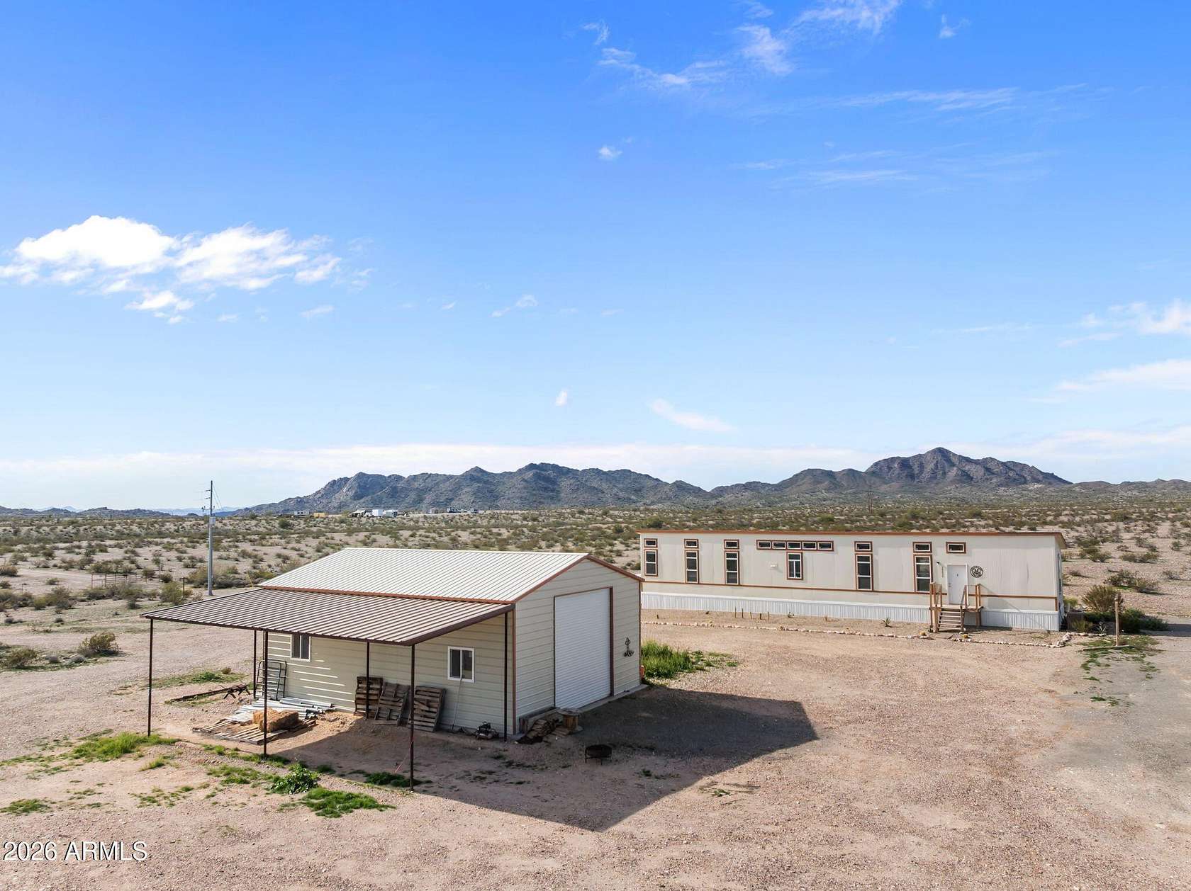 13 Acres of Recreational Land with Home for Sale in Salome, Arizona