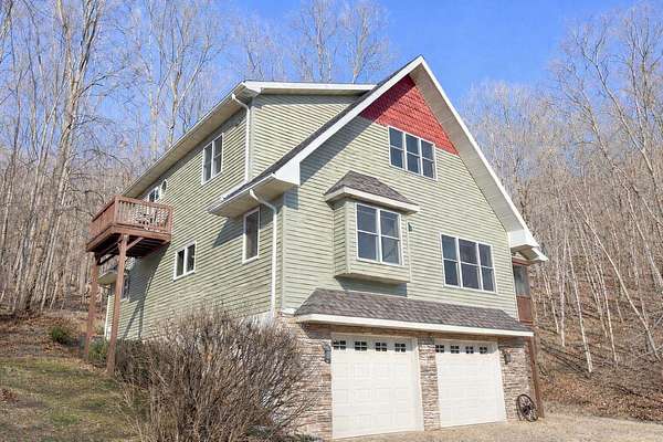 12.4 Acres of Land with Home for Sale in Stark Town, Wisconsin