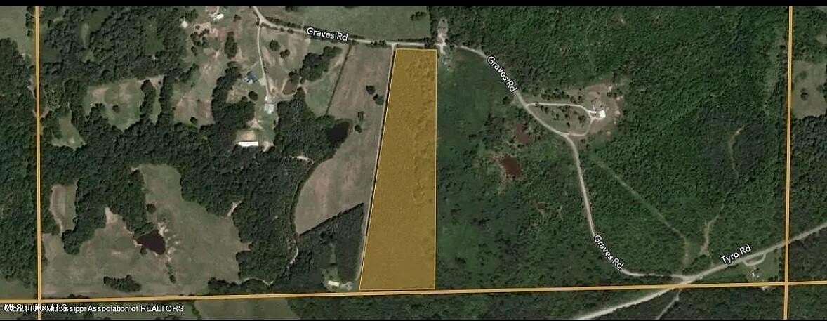 19.2 Acres of Land for Sale in Holly Springs, Mississippi