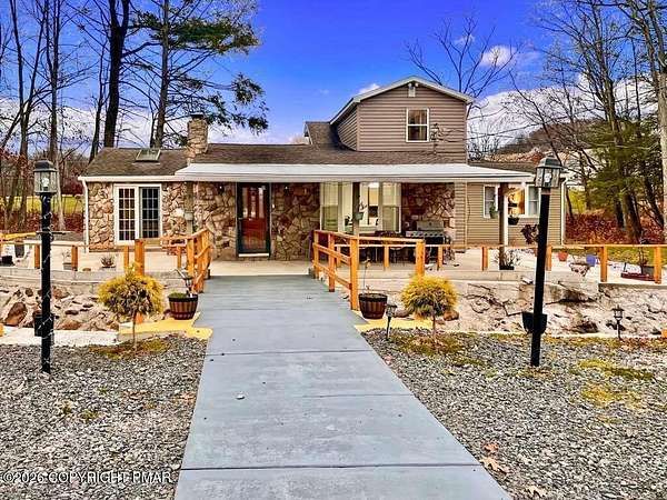 7.88 Acres of Residential Land with Home for Sale in Drums, Pennsylvania