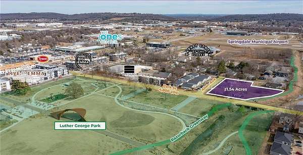 1.54 Acres of Commercial Land for Sale in Springdale, Arkansas