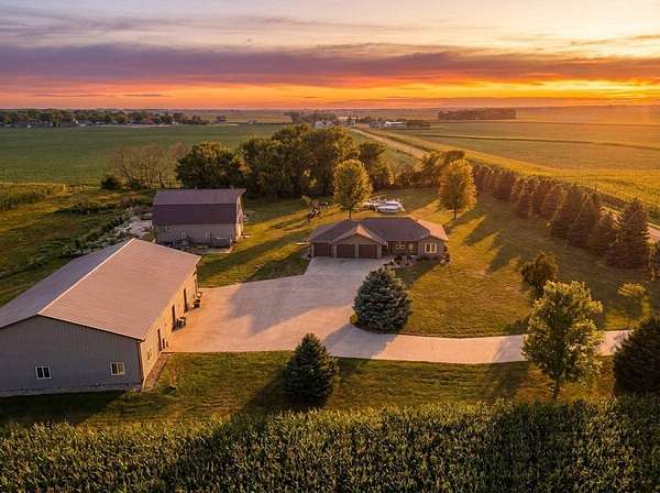 4 Acres of Land with Home for Sale in Inwood, Iowa