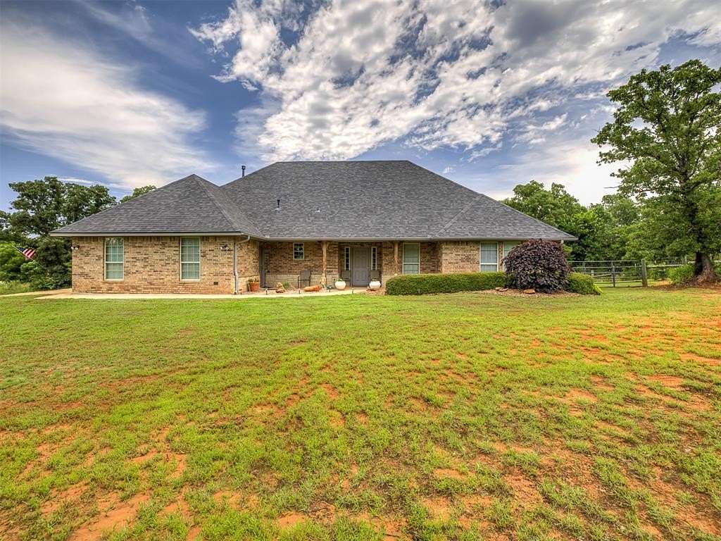 5 Acres of Residential Land with Home for Sale in Luther, Oklahoma