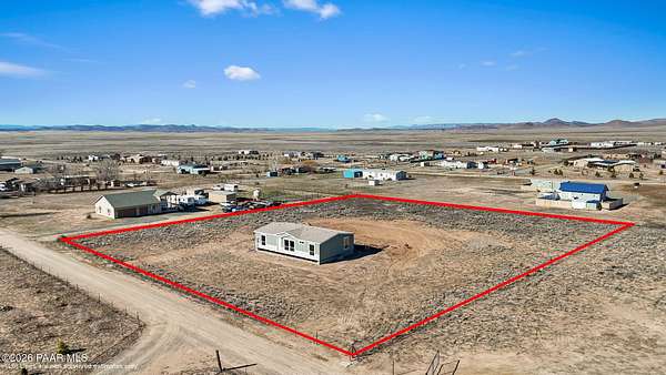 2 Acres of Residential Land with Home for Sale in Prescott Valley, Arizona