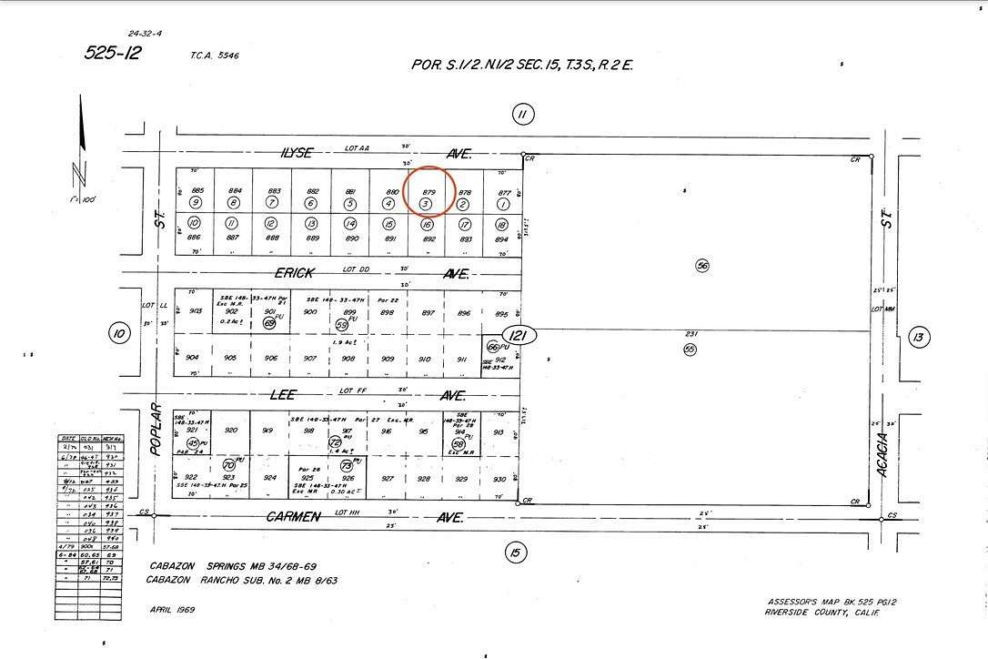 0.13 Acres of Residential Land for Sale in Cabazon, California
