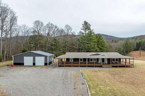 18.5 Acres of Land with Home for Sale in Mountain City, Tennessee