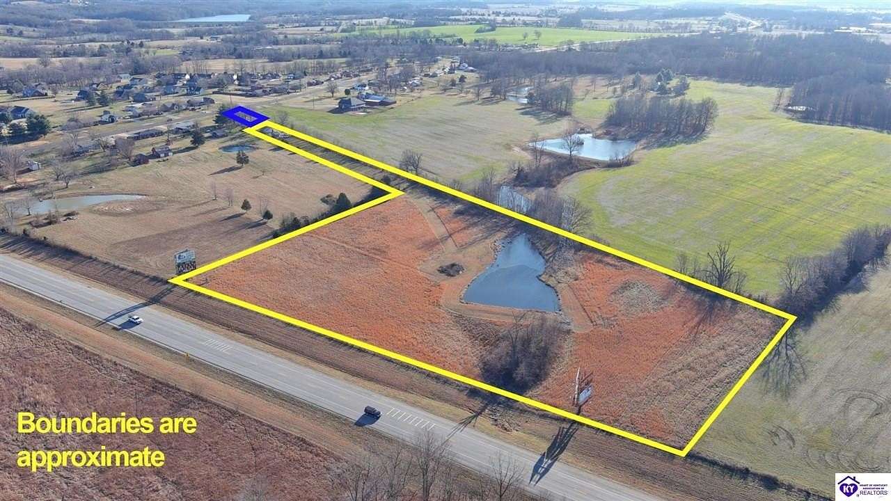 7.84 Acres of Land with Home for Sale in Hodgenville, Kentucky