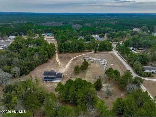 4.8 Acres of Residential Land with Home for Lease in West End, North Carolina
