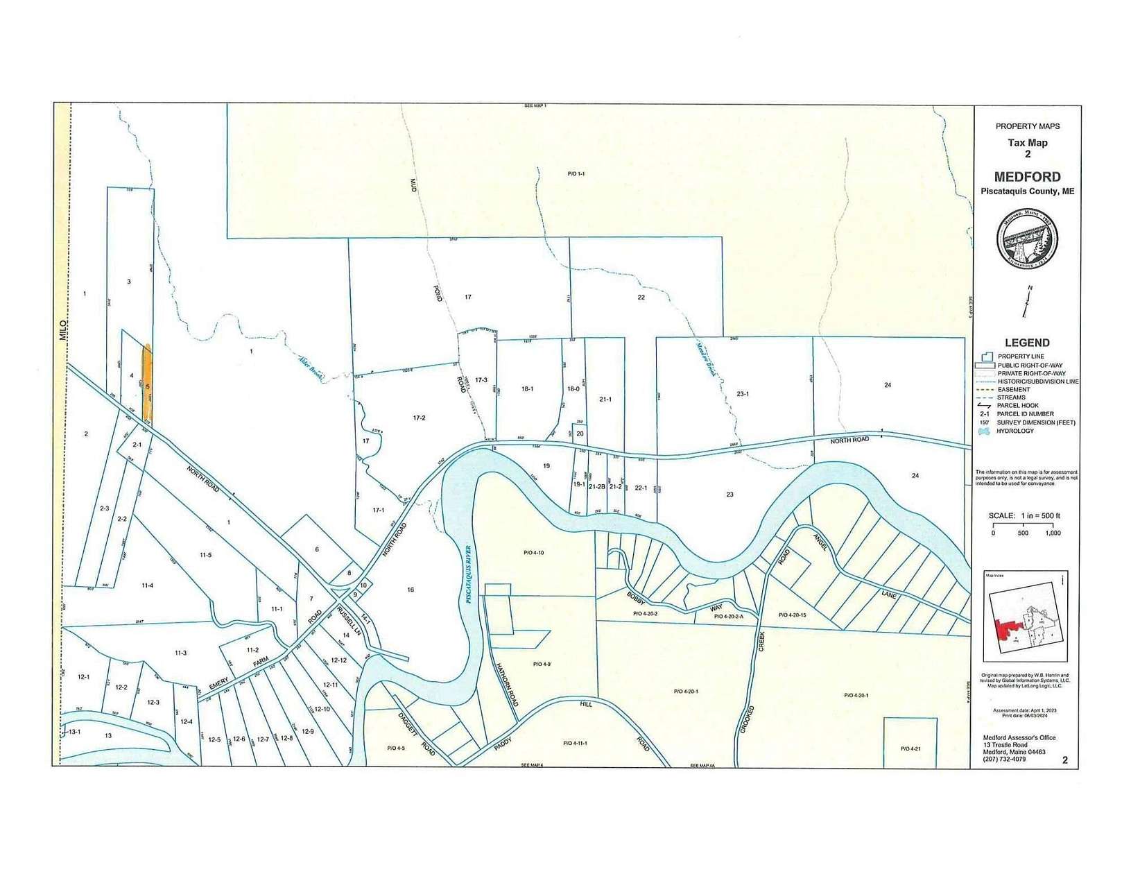 5 Acres of Land for Sale in Medford, Maine