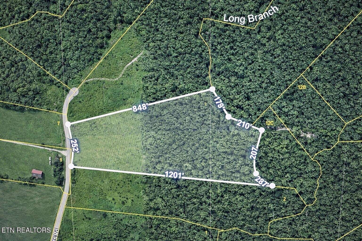 9.8 Acres of Agricultural Land for Sale in Jamestown, Tennessee