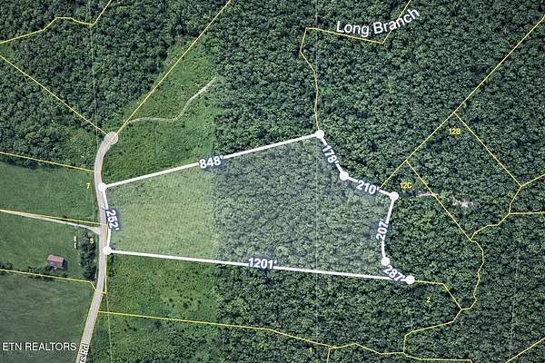 9.8 Acres of Agricultural Land for Sale in Jamestown, Tennessee