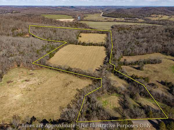 44.3 Acres of Land for Sale in Fayetteville, Tennessee