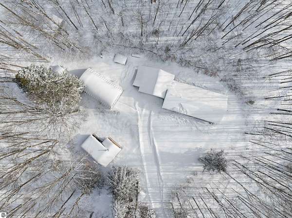 46.4 Acres of Recreational Land with Home for Sale in Mancelona, Michigan