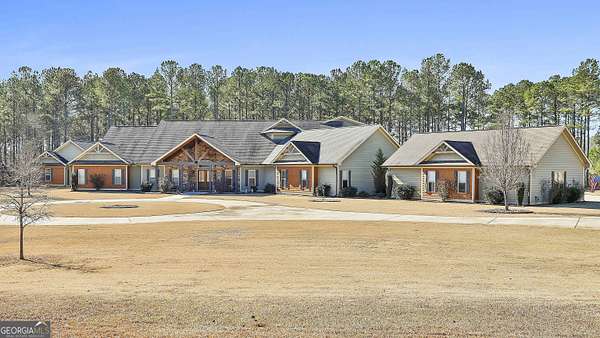 33.2 Acres of Recreational Land with Home for Sale in Moreland, Georgia