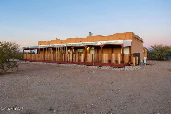 5.13 Acres of Residential Land with Home for Sale in Marana, Arizona