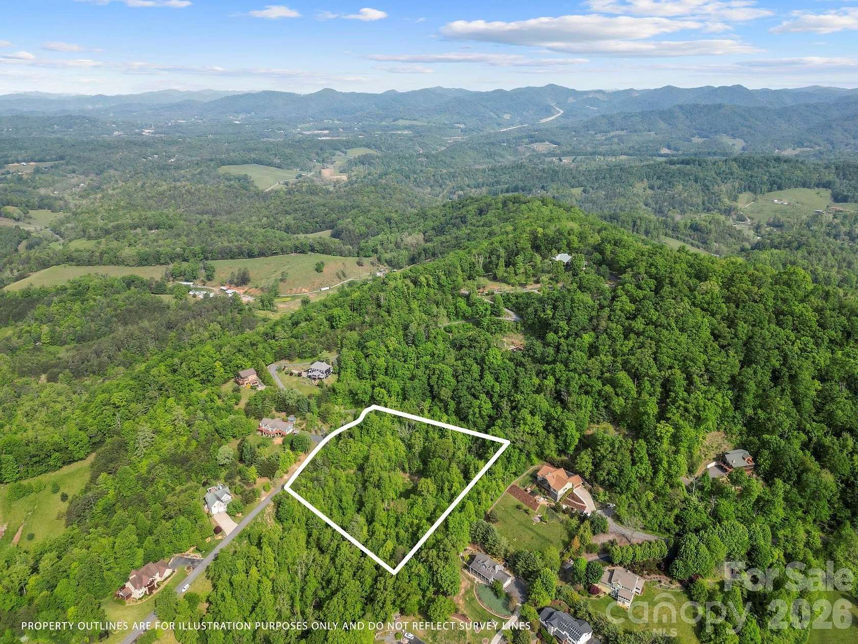 3.49 Acres of Residential Land for Sale in Weaverville, North Carolina