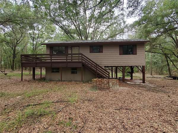 10 Acres of Land with Home for Lease in Trenton, Florida