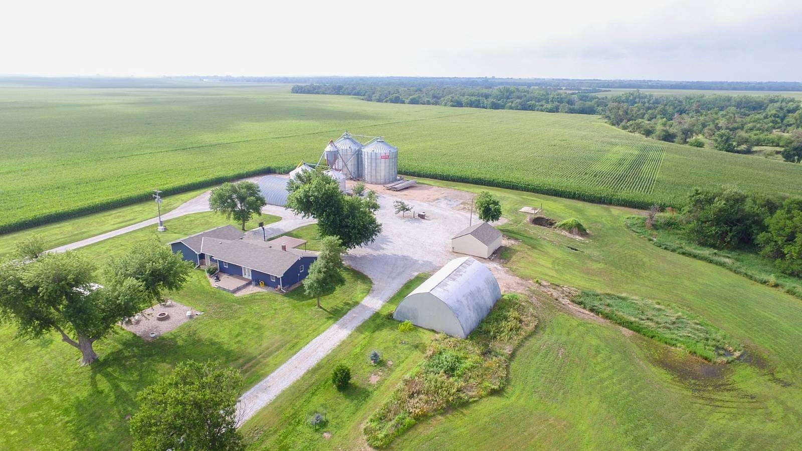 12.4 Acres of Land with Home for Sale in Grafton, Nebraska