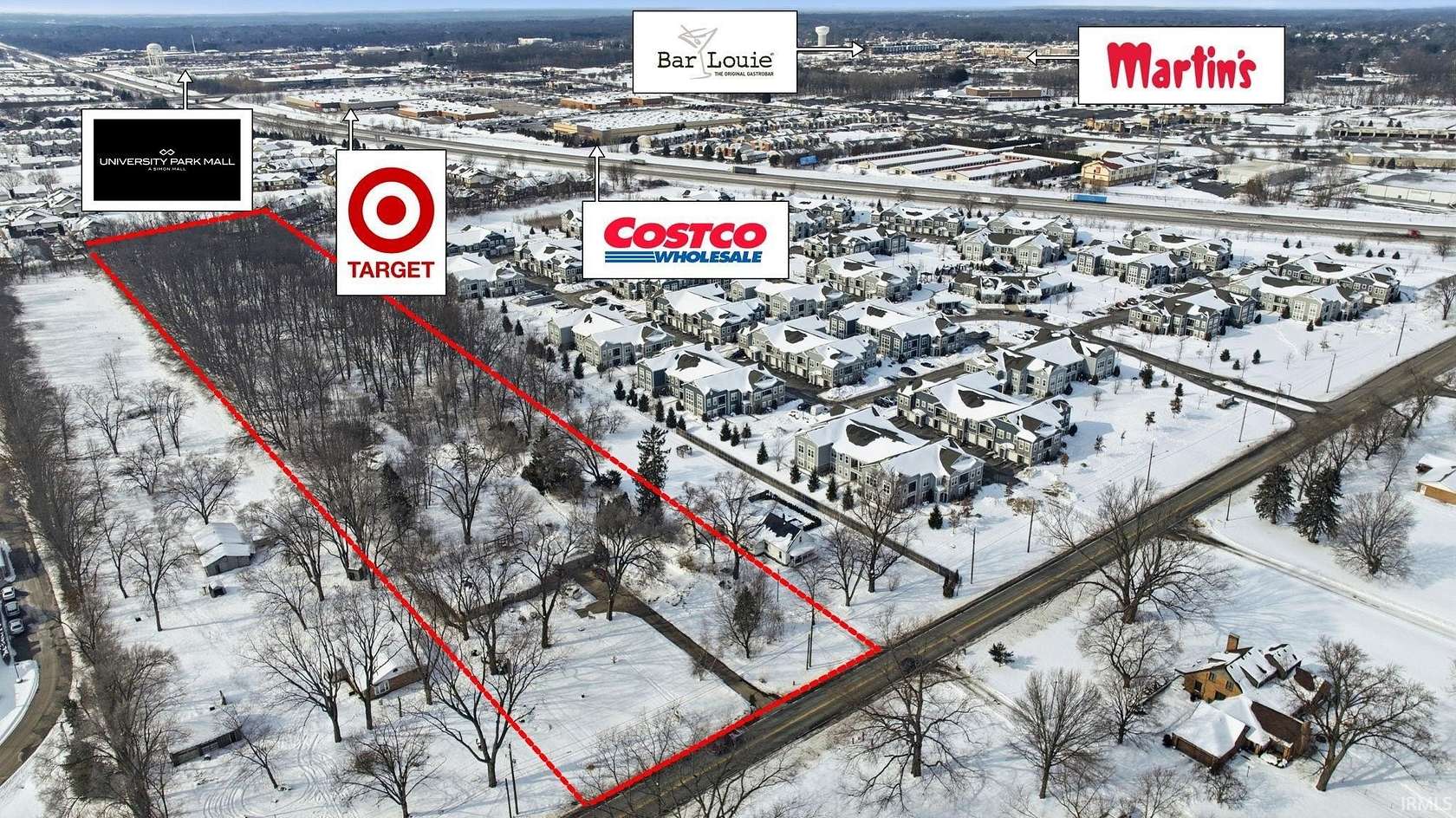 5 Acres of Mixed-Use Land for Sale in Granger, Indiana