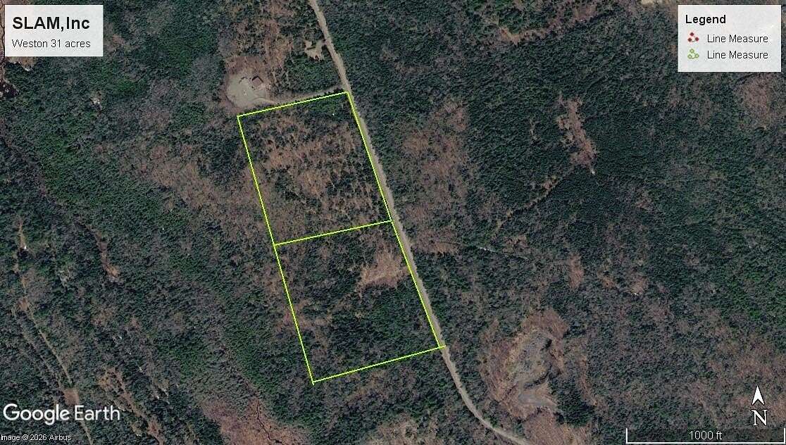 15.5 Acres of Land for Sale in Weston, Maine