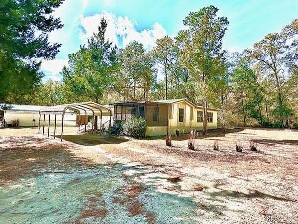 3 Acres of Residential Land with Home for Sale in Crawfordville, Florida