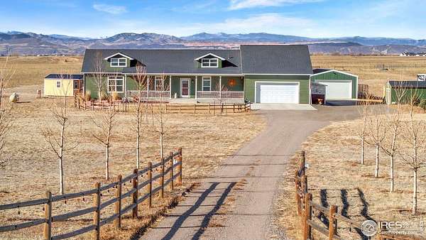 40 Acres of Recreational Land with Home for Sale in Wellington, Colorado