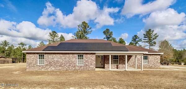 8.8 Acres of Residential Land with Home for Sale in Perkinston, Mississippi