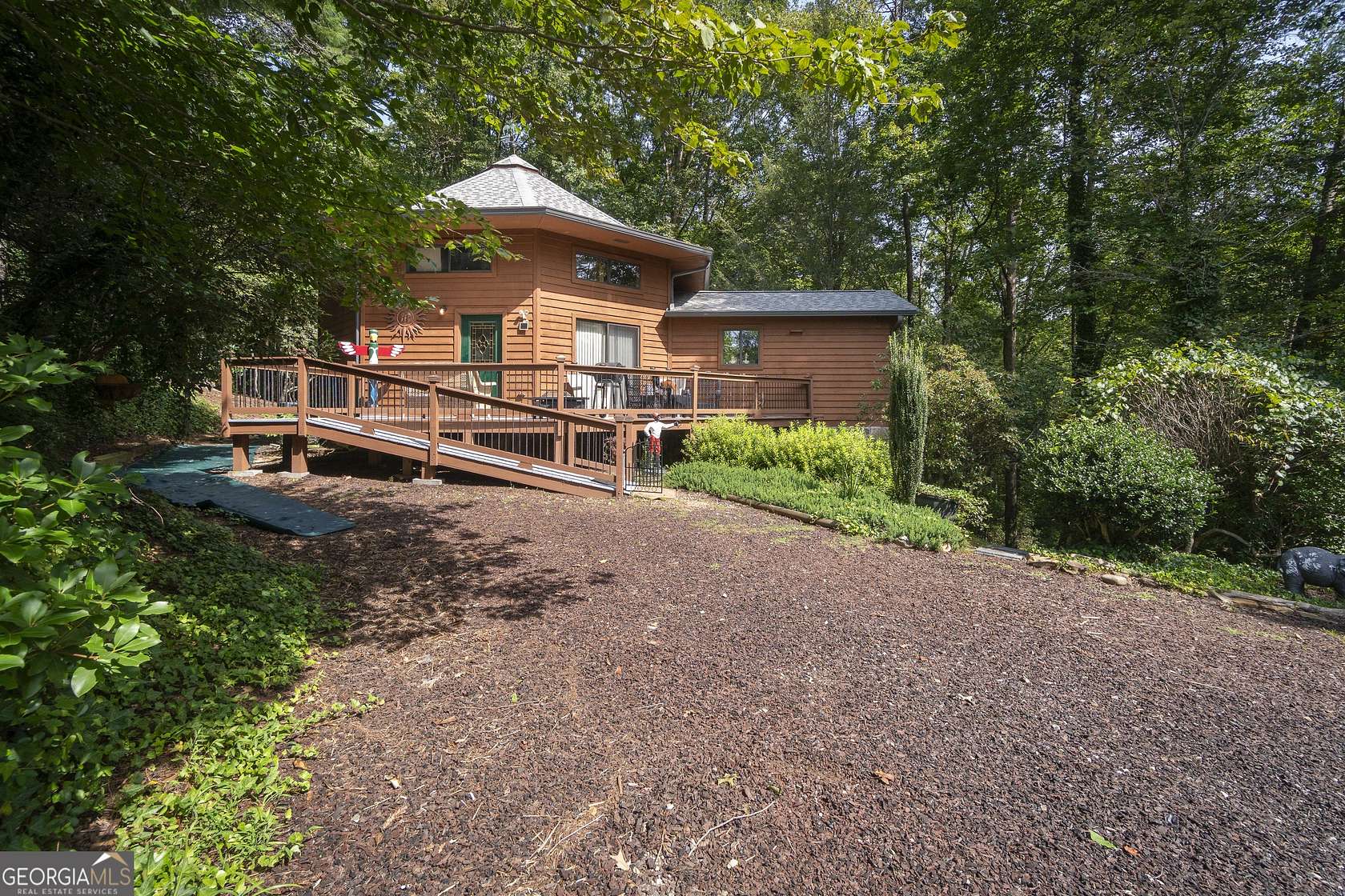 3.38 Acres of Residential Land with Home for Sale in Helen, Georgia