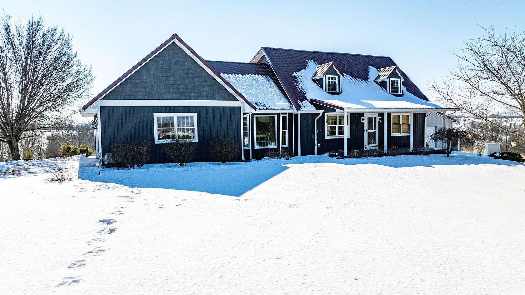 12 Acres of Land with Home for Sale in Brooksville, Kentucky