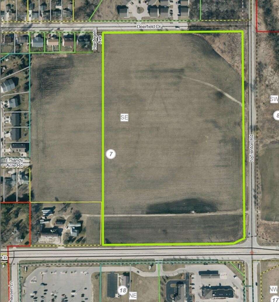 24.7 Acres of Commercial Land for Sale in West Bend, Wisconsin