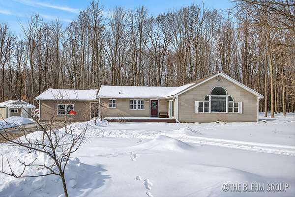 40 Acres of Recreational Land with Home for Sale in Lakeview, Michigan