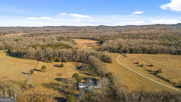 7.16 Acres of Land with Home for Sale in Chickamauga, Georgia